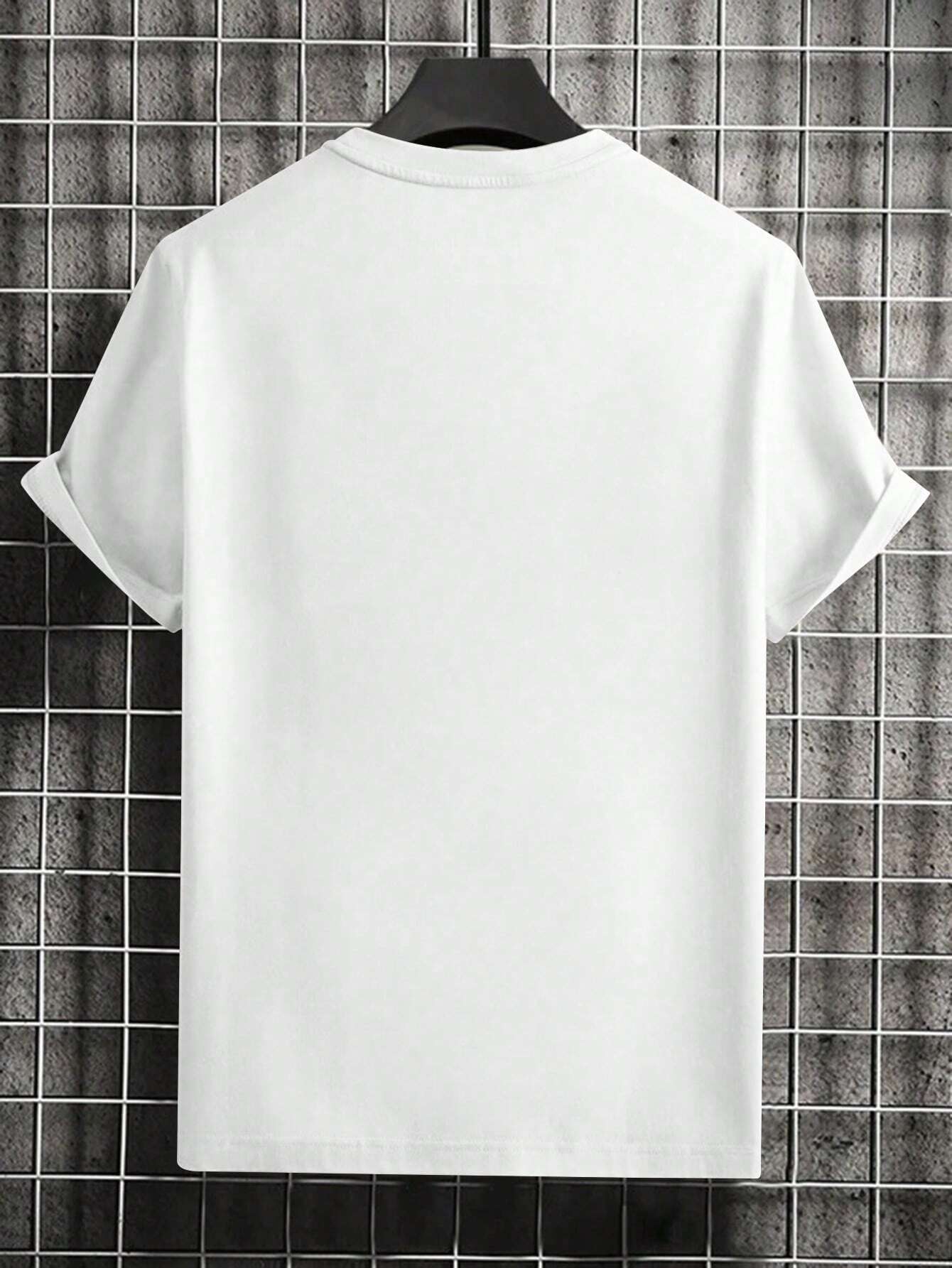 Men round Neck Casual and Commuting T-Shirt