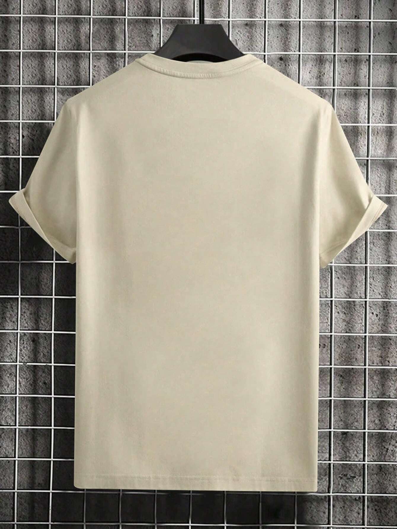 Men round Neck Casual and Commuting T-Shirt