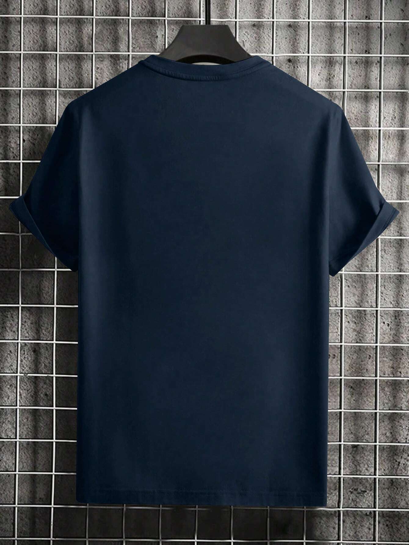 Men round Neck Casual and Commuting T-Shirt